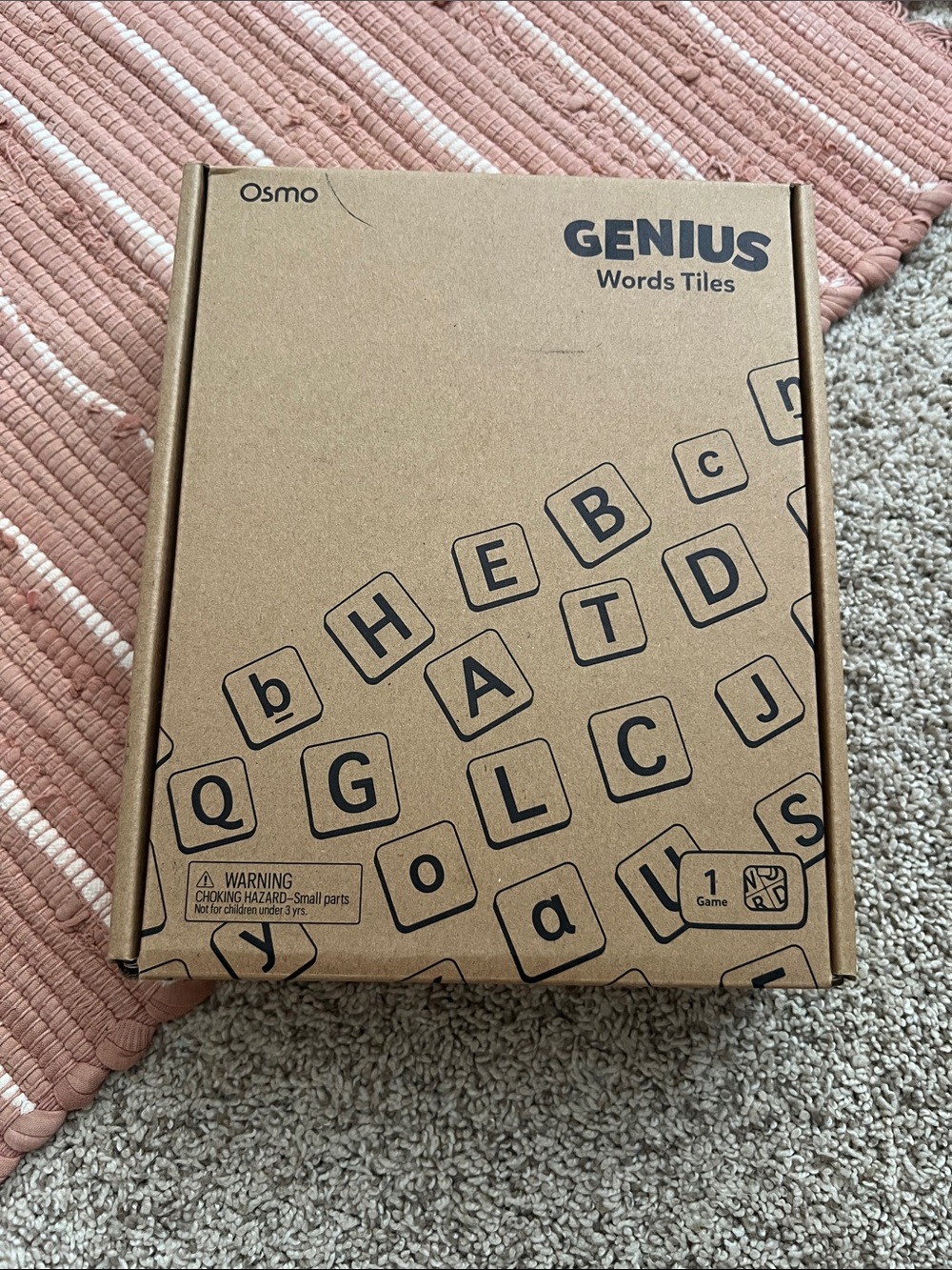 Osmo Genius Word Tiles - Brown Kraft Box